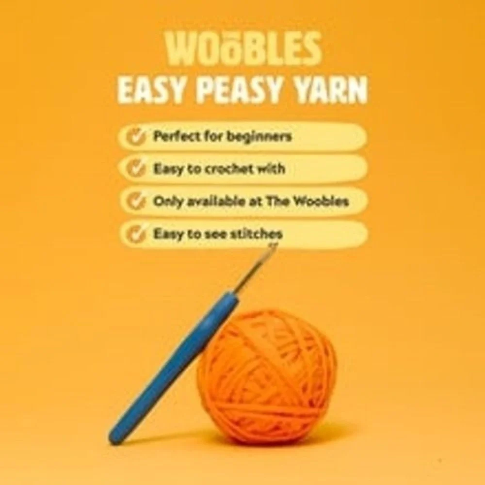 The Woobles Sebastian the Lion Learn to Crochet Kit for Beginners Amigurumi